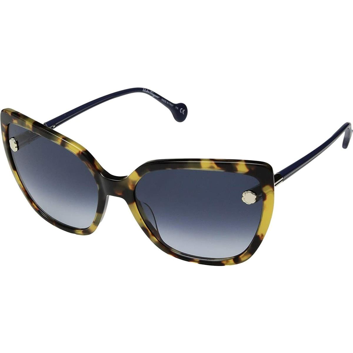 Salvatore Ferragamo SF914SL Vintage Tortoise/blue Gradient One Size