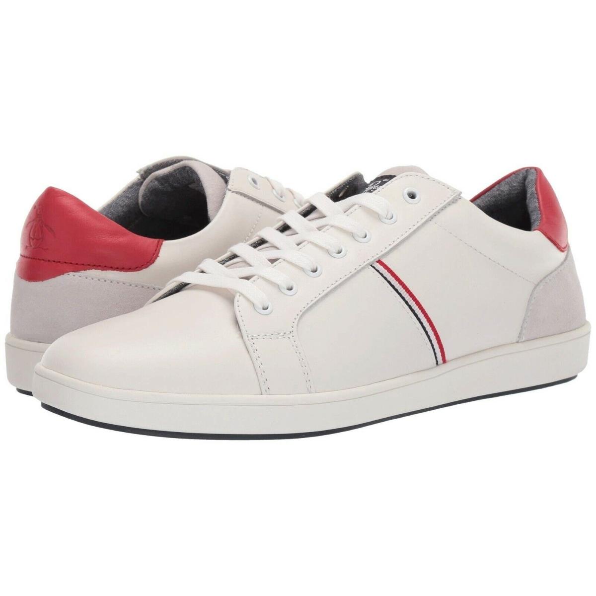 Original Penguin Leo White/red 12 8.5