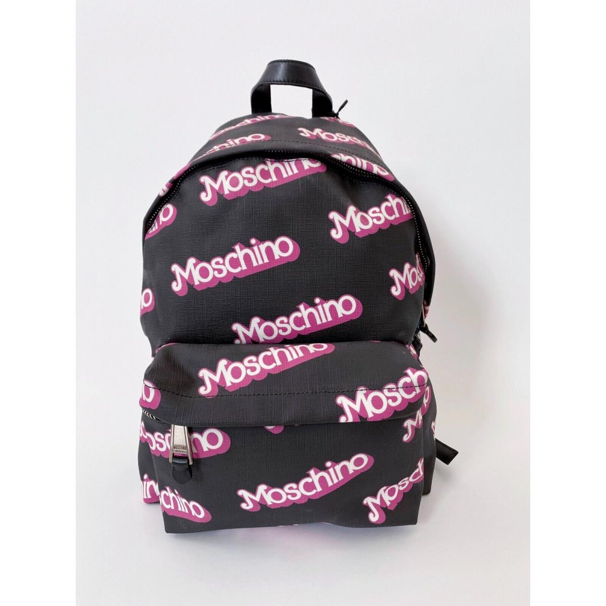 Moschino x Barbie Black Logo Backpack : Jeremy Scott Bag w/ Tags