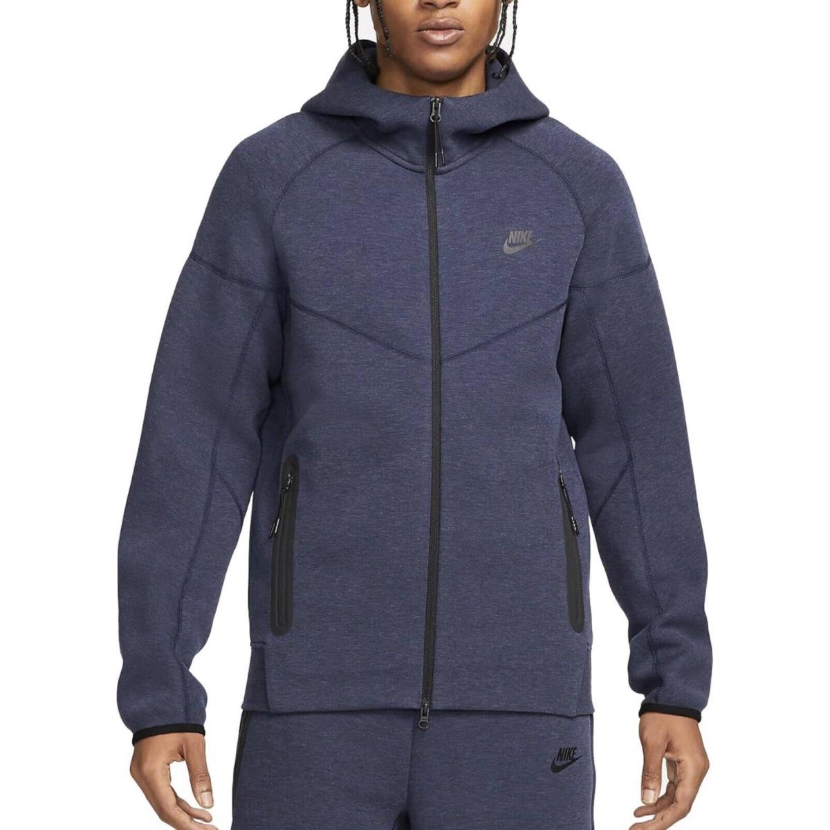 Nike Sportswear Tech Fleece Windrunner Obsidian/heather FB7921-473 Sz Large