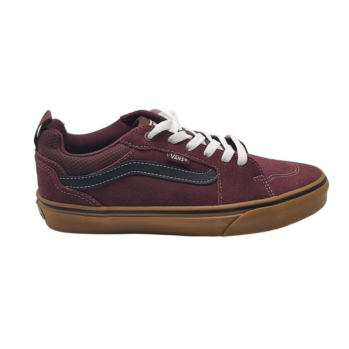 Vans Filmore Suede Mesh Chocolate Gum Men Shoes Sneakers VN0A5EDUCNM Size 8 - Burgundy