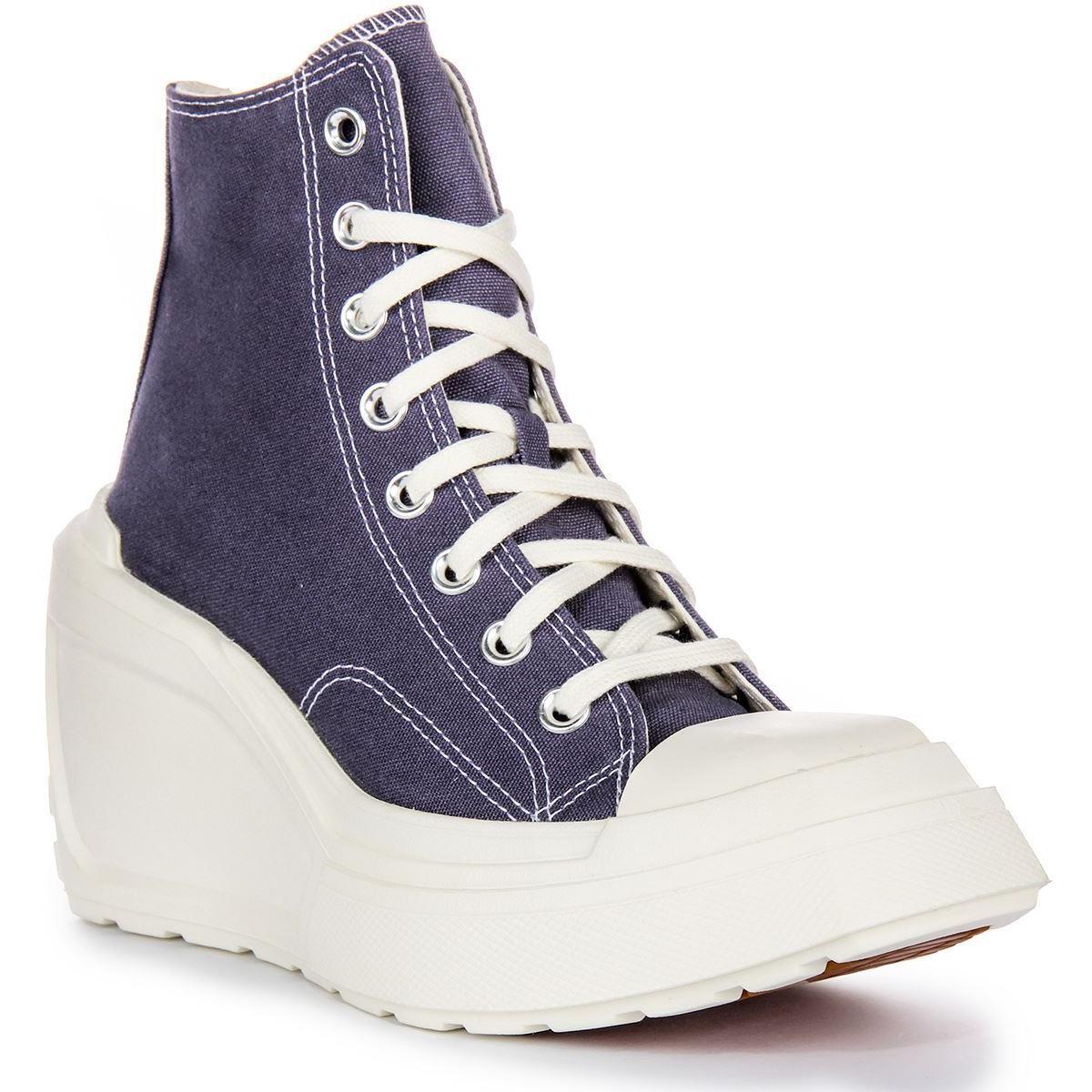 Converse A08282C Chuck 70 De Luxe Wedge Heel Womens Trainer Lavender US 5 v- 11