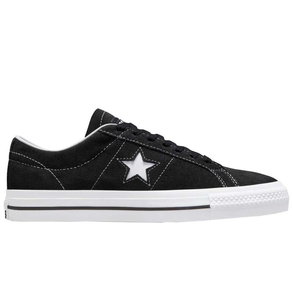 Converse One Star Pro Black/black/white Mens Sneaker - Black