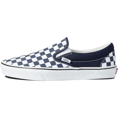 Vans Mens Classic Slip On Checker Parisian Night/true White Mens 9.5/Womens 11 - Parisian Nights/White Checkerboard