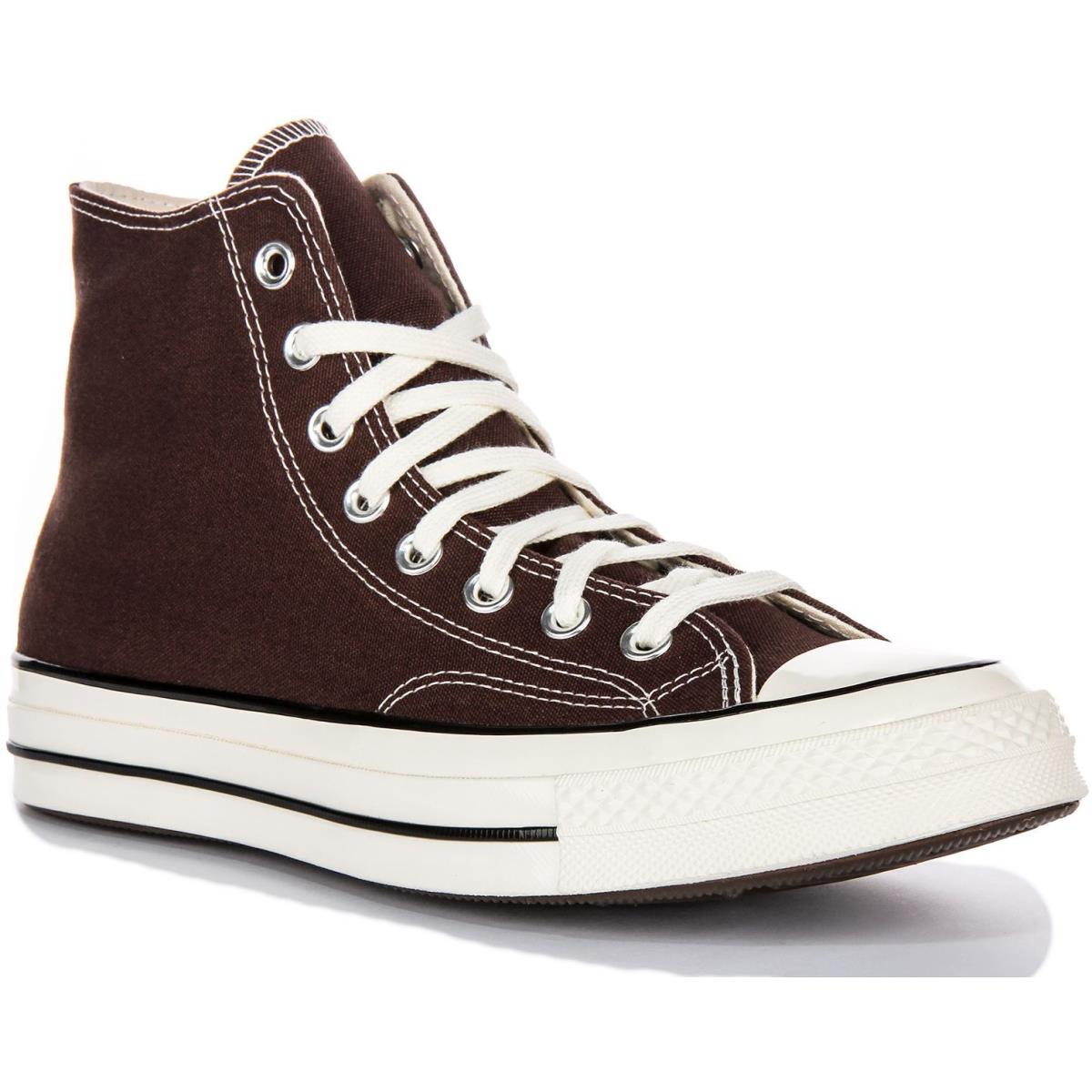 Converse A08137C Chuck 70 Vintage Canvas Hi Lace Up Trainer Brown US 4 - 13 BROWN