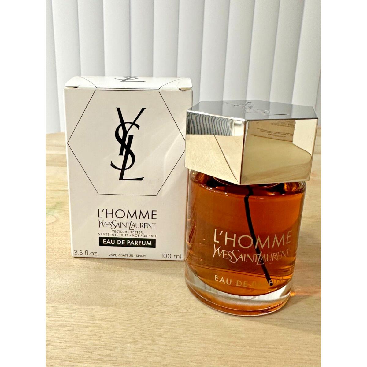 L`homme BY Yves Saint Laurent 3.3 OZ /100 ML Edp Spray Men See Picture