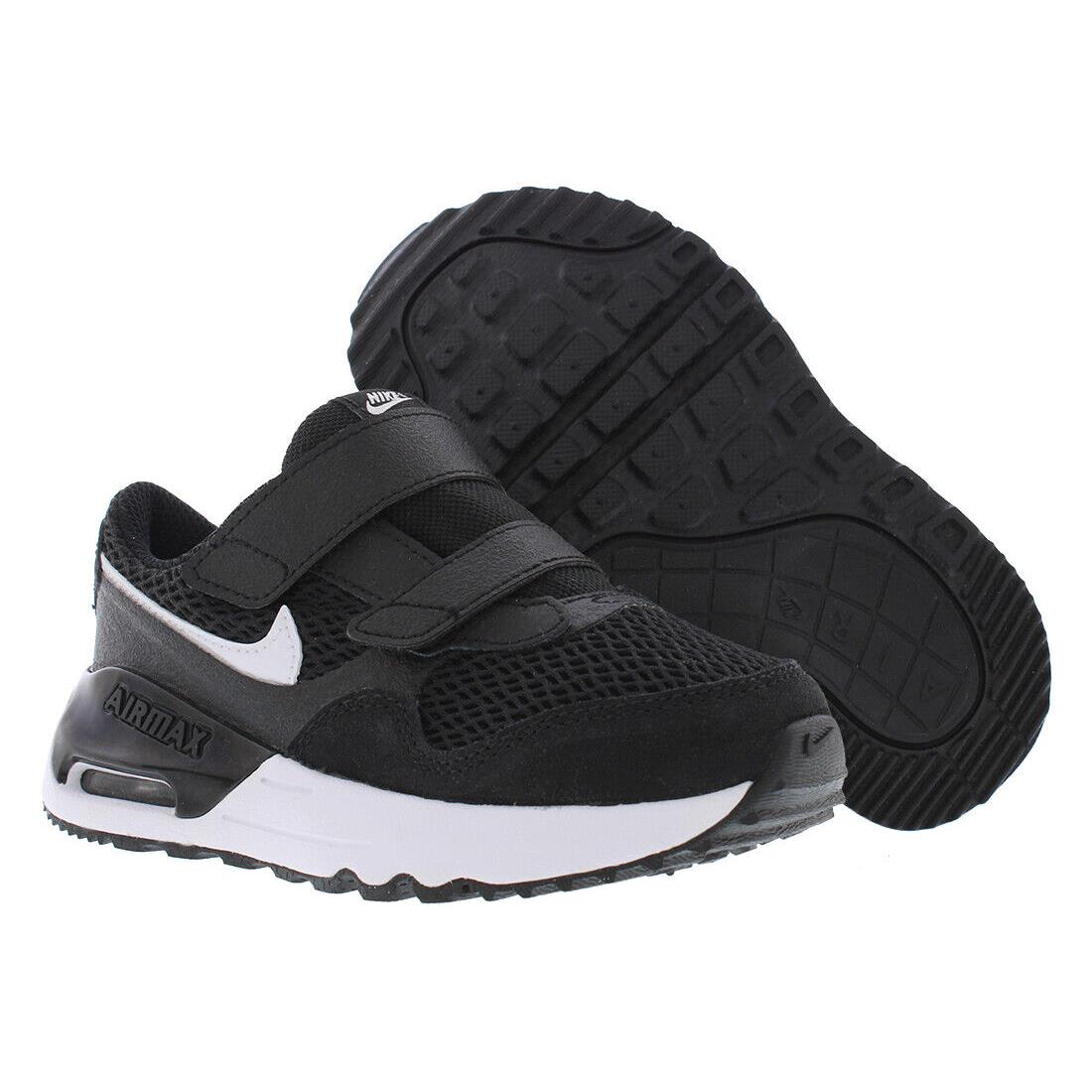 Nike Air Max Systm Infant/toddler Shoes Size 10 Color: Black/white/wolf Grey