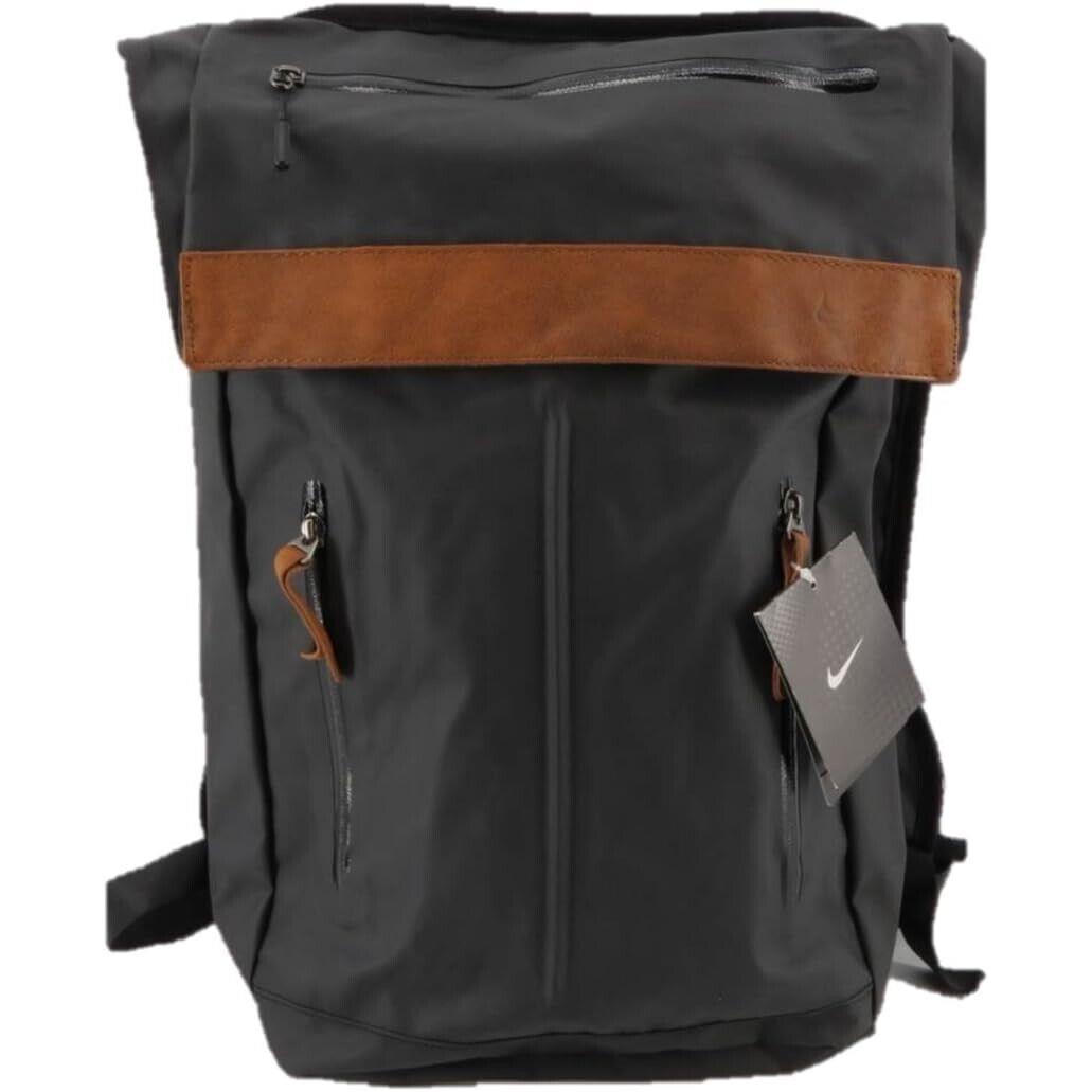 Vintage 2010 Nike Unisex Formflux Carry All Backpack-black/brown Leather