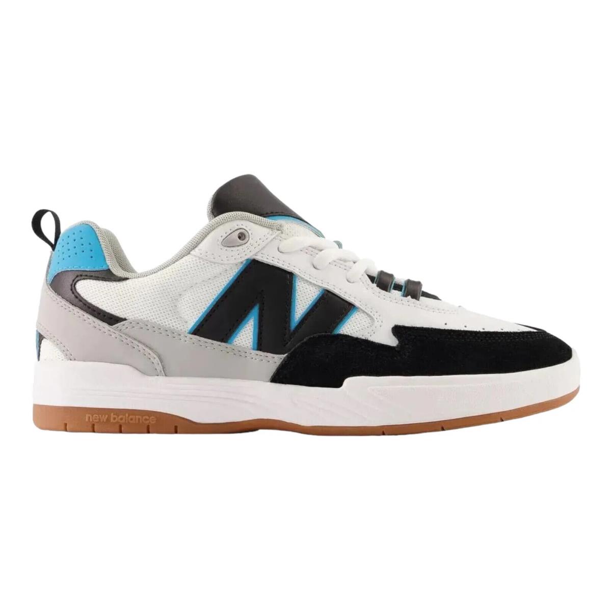 w New Balance Numeric Tiago Lemos NM808BYS White Blue Skate Shoes - Wheat