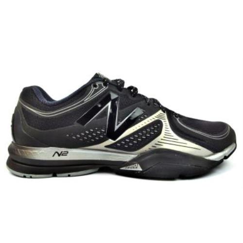 New Balance Men`s Cross Training Shoes Lace Up Lightweight Sneakers Gray MX1267 - Black / Silver