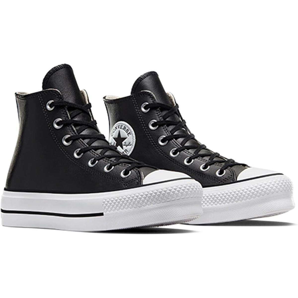 Converse Unisex-adult Chuck Taylor Leather All Star High Top Sneaker Women 8.5