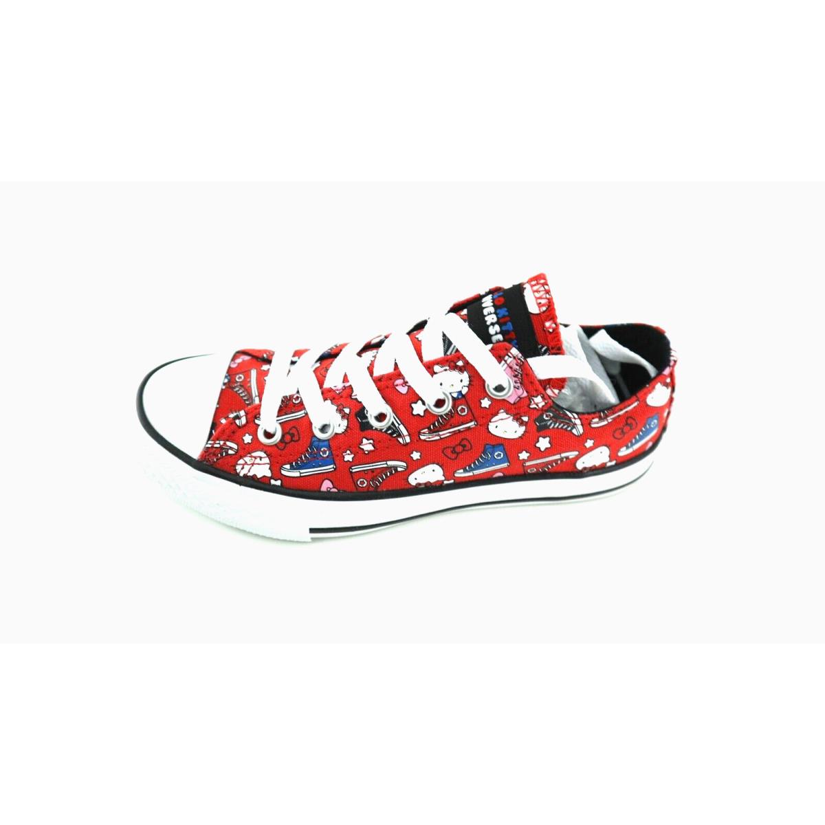 Size 2 Converse Hello Kitty Sneakers Red 363914F