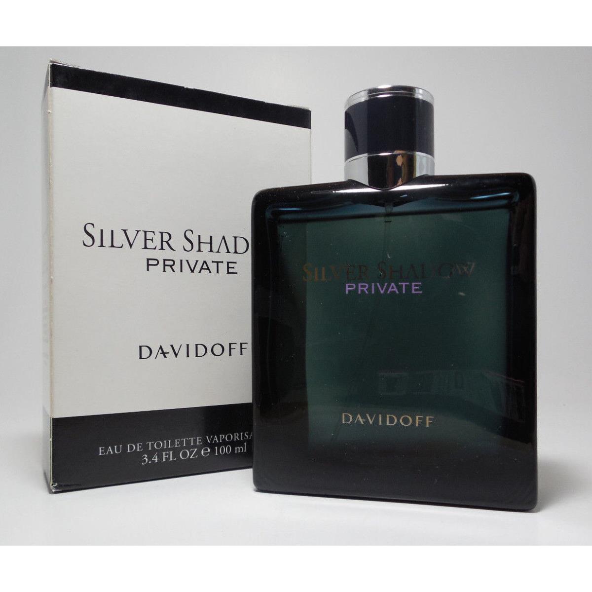 Davidoff Silver Shadow Private 3.4oz 100 ml Edt Vintage Tstr