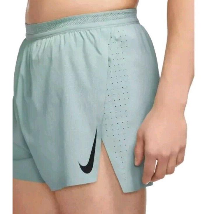 Nike Dri-fit Adv Aeroswift 4 Lined Running Shorts Mens Medium CJ7840-309 Green