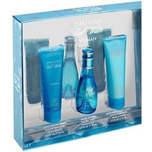 Cool Water 3PC Gift Set For Woman BY Davidoff Loose Stock