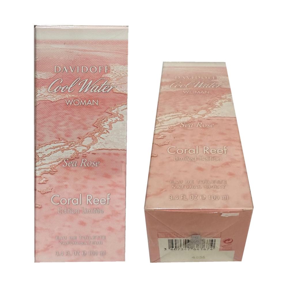 Cool Water Sea Rose Coral By Davidoff Eau de Toilette Spray Women 3.4 fl oz 100