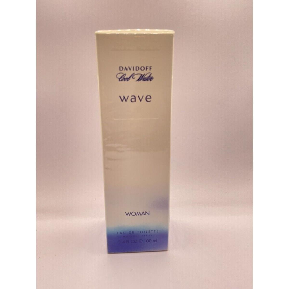 Wave By Davidoff Cool Water 3.4oz Eau De Toilette For Women Box