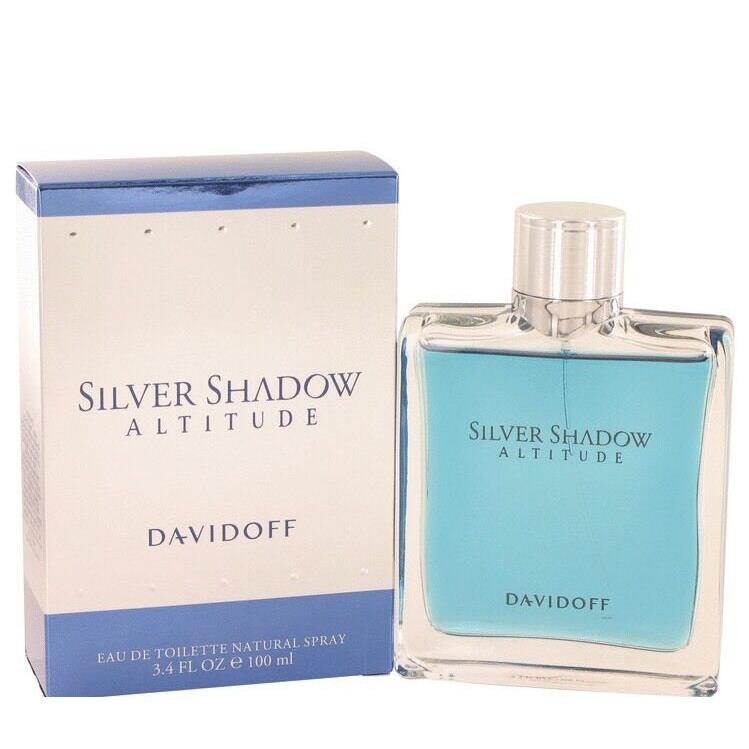 Silver Shadow Altitude by Davidoff Men 3.3 3.4 Oz Eau de Toilette /