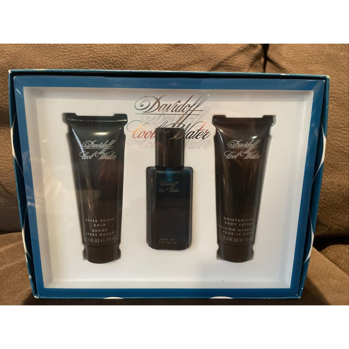 Vintage Davidoff Cool Water Lancaster NY Gift Set Mens