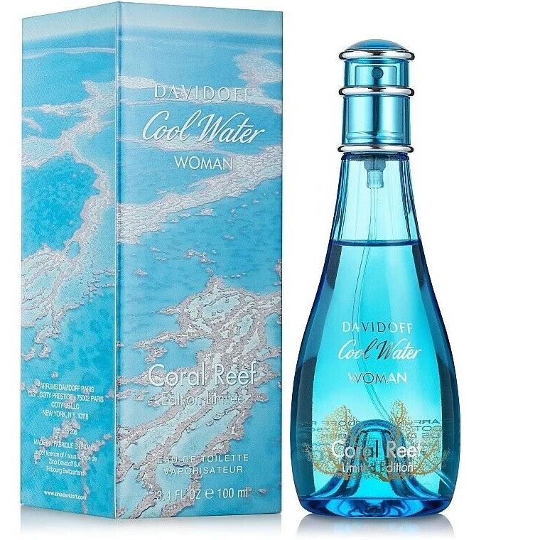 Cool Water Coral Reef by Davidoff 3.4 Fl oz Edt Spray For Women