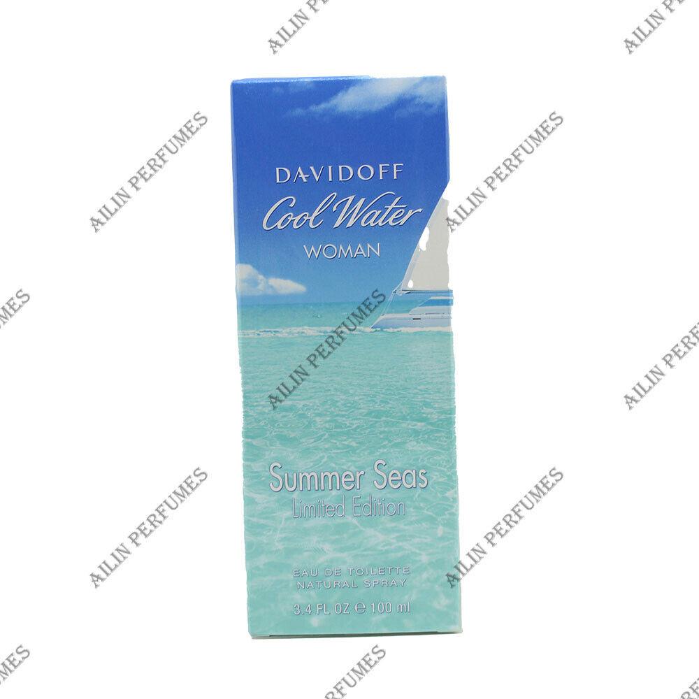 Cool Water Summer Seas by Davidoff 3.4 oz 100 ml Eau de Toilette Spray Women