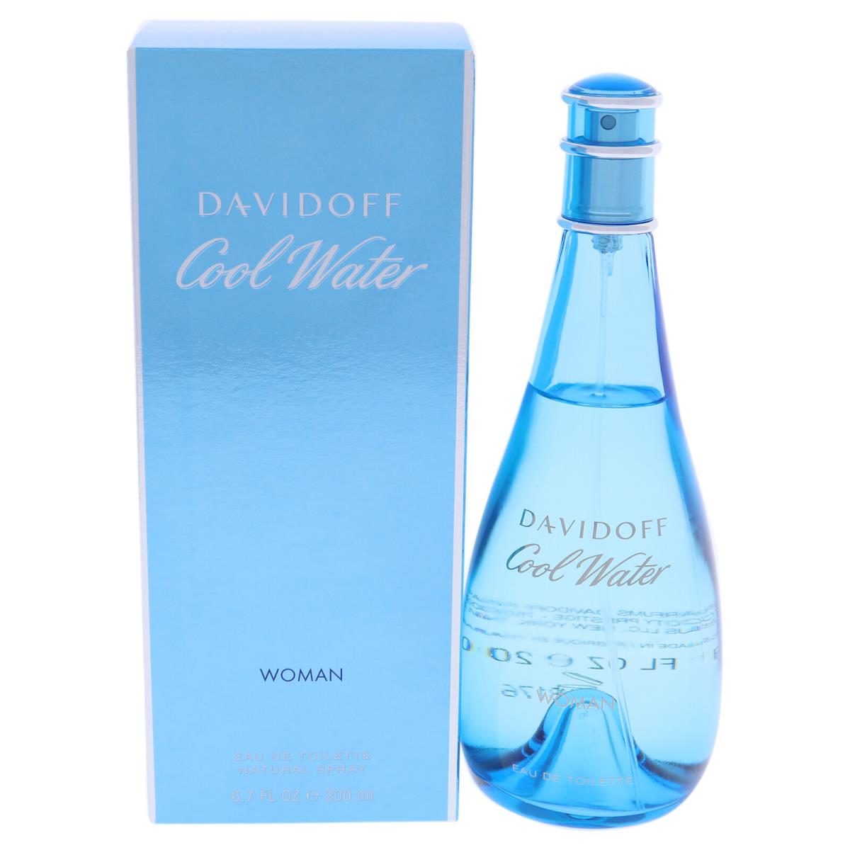 Cool Water by Zino Davidoff For Women - 6.7 oz Edt Spray Limited Edition