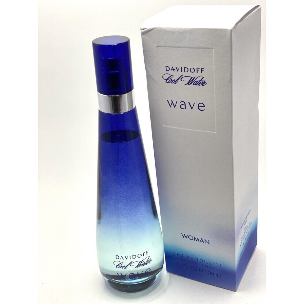 Cool Water Wave By Davidoff 3.4 Fl.oz Eau De Toilette Spray For Women