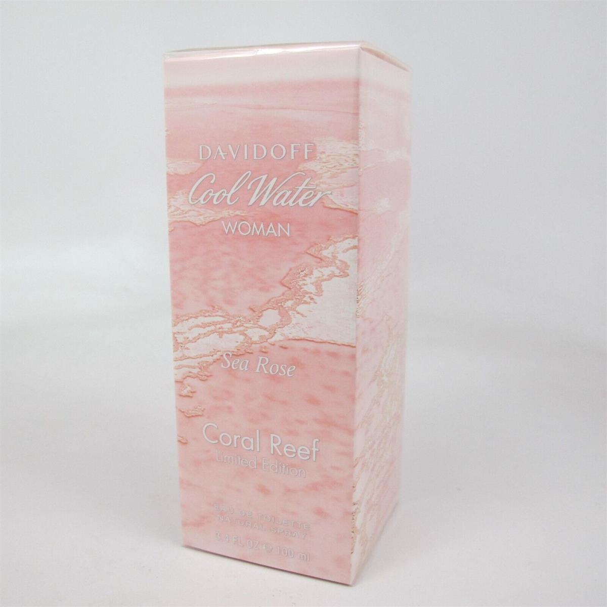 Cool Water Sea Rose Coral Reef Ed. by Davidoff 100 Ml/ 3.4 oz Edt Spray