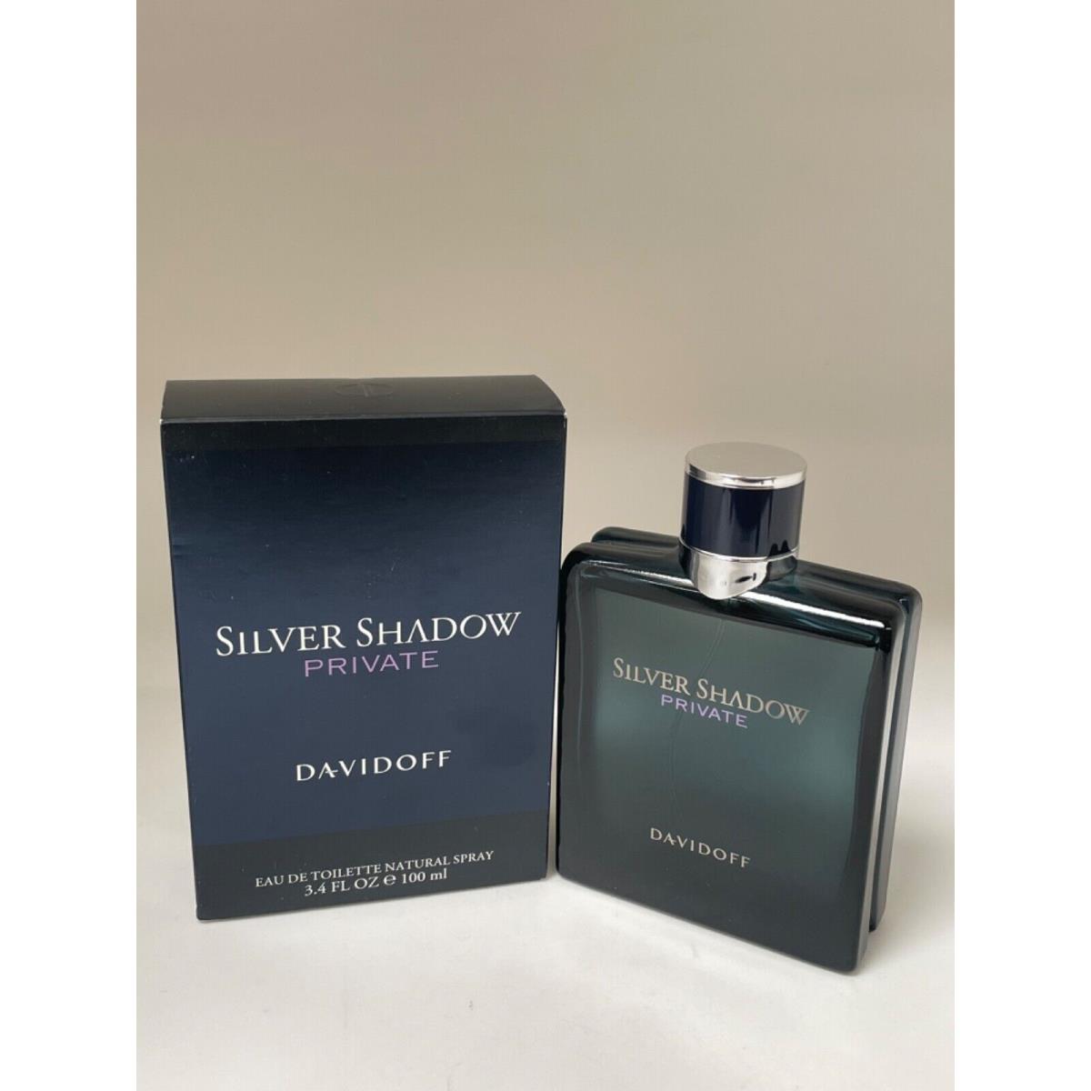 Davidoff Silver Shadow Private 3.4oz Eau DE Toilette Rare