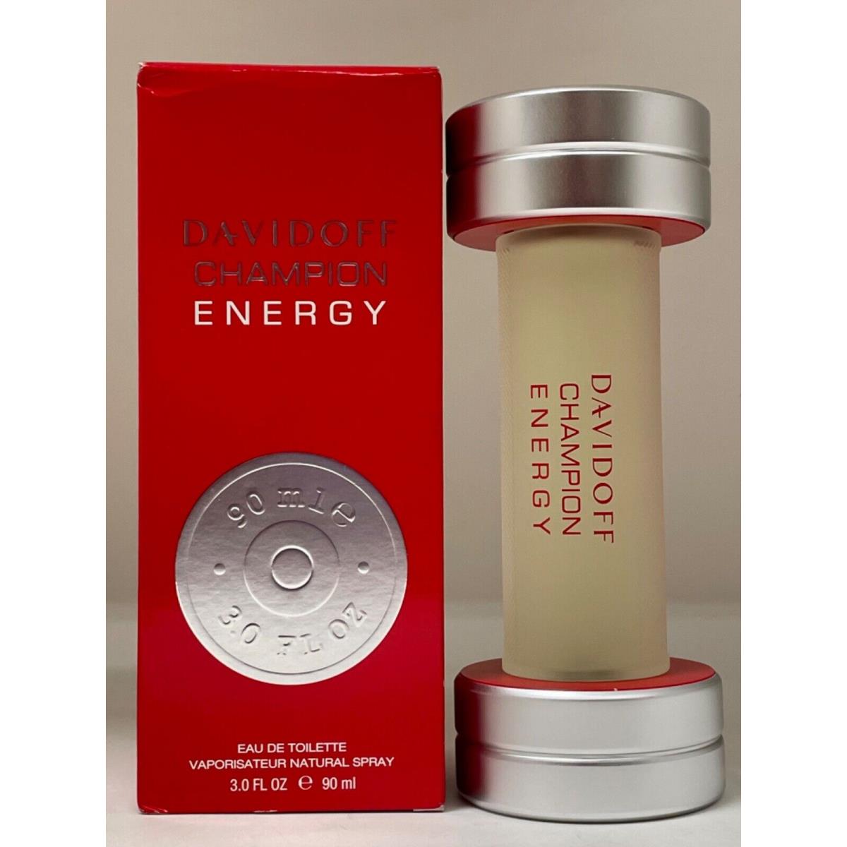 Davidoff Champion Energy by Davidoff For Men 3.0 oz /90 ml Edt Spray