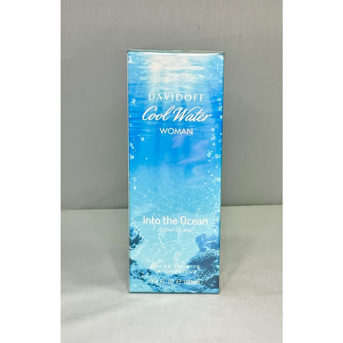 Cool Water Into The Ocean by Davidoff 3.4 oz Eau de Toilette Women