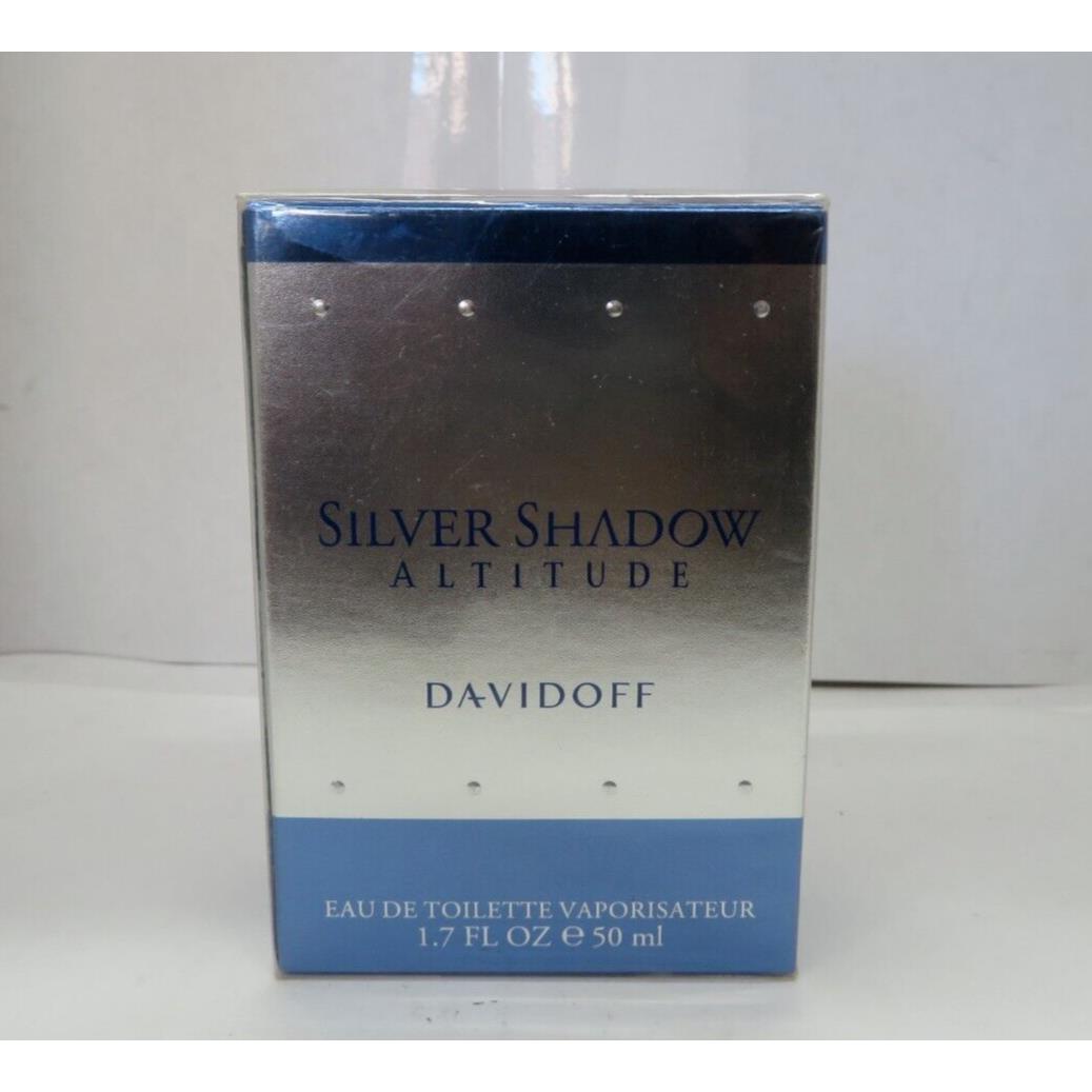 Davidoff Silver Shadow Altitude Eau de Toilette Spray 1.7 oz/50 ml Nib/sealed