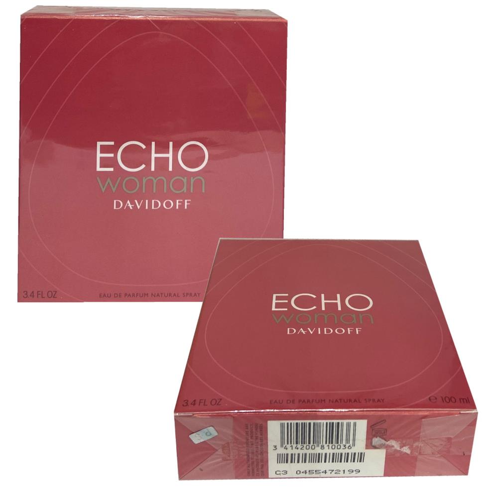 Echo Davidoff Women 3.4 Fl.oz 100 ML Eau DE Parfum Spray IN Box