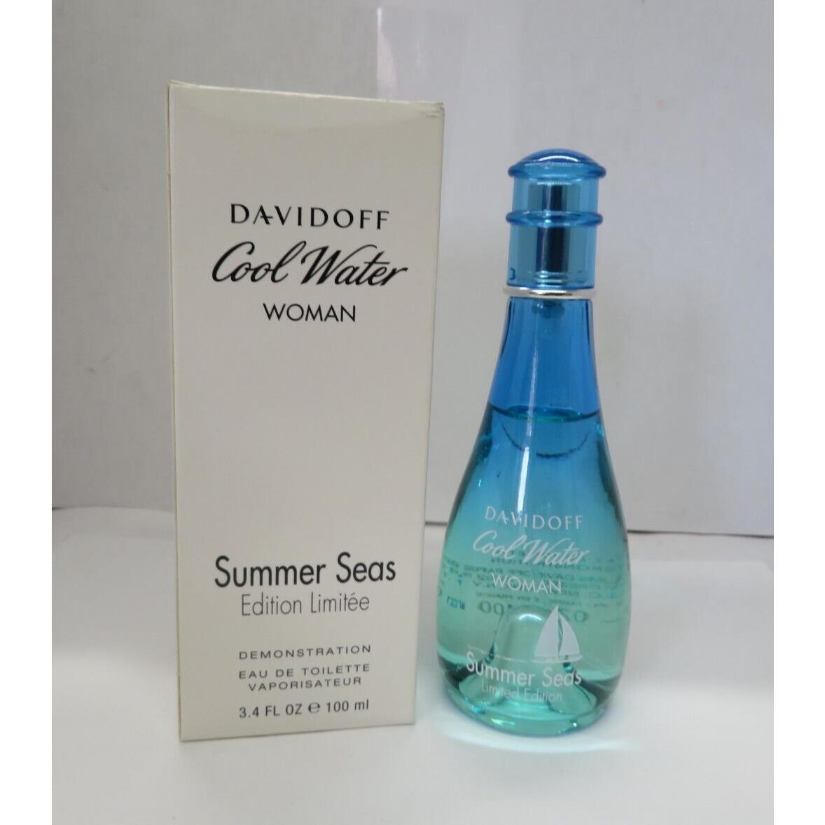 Cool Water Woman Summer Seas Ltd Ed.by Davidoff Eau DE Toilette Spray 3.4 oz