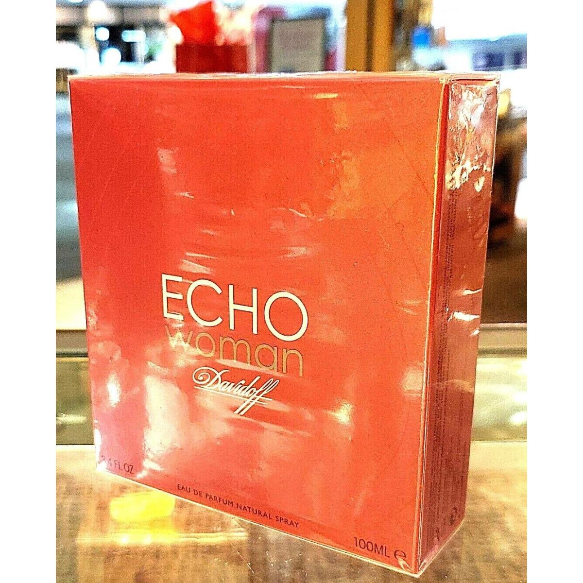 Echo Woman Davidoff 3.4 OZ Eau DE Parfum Spray Box