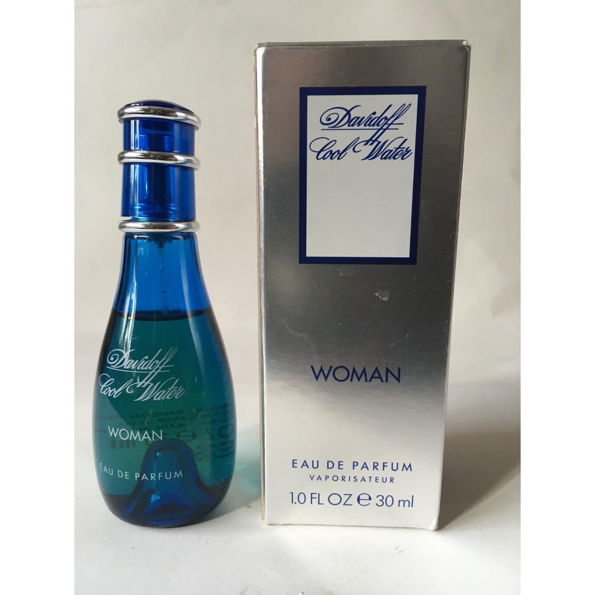 Davidoff Cool Water 1oz Eau De Parfum Spray For Women Very Rare