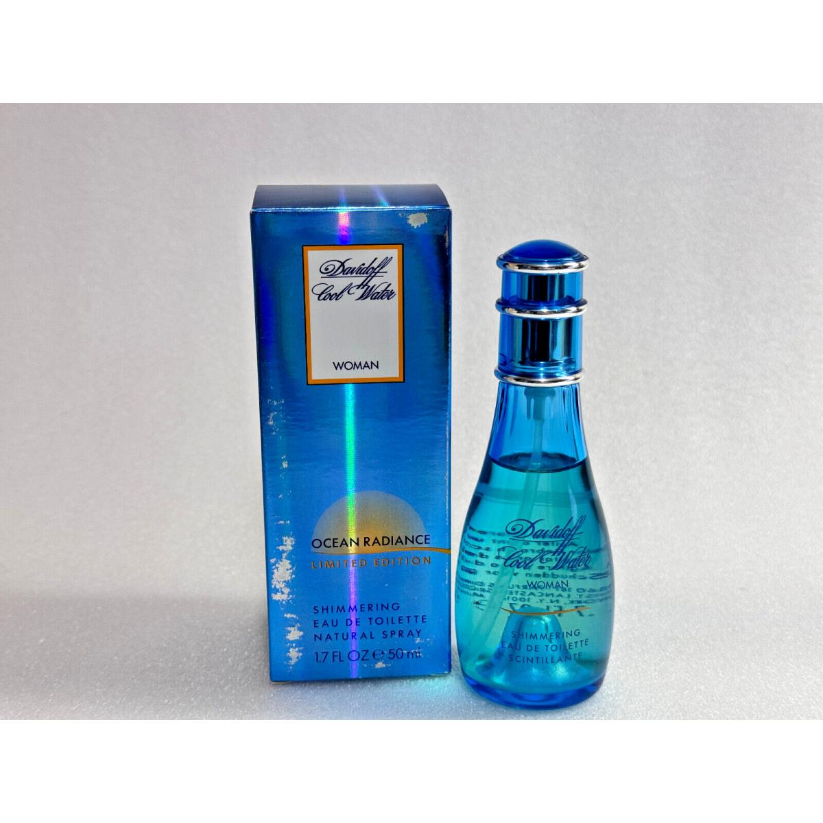 Davidoff Cool Water Woman Ocean Radiance 1.7 oz Eau De Toilette Shimmering Spray