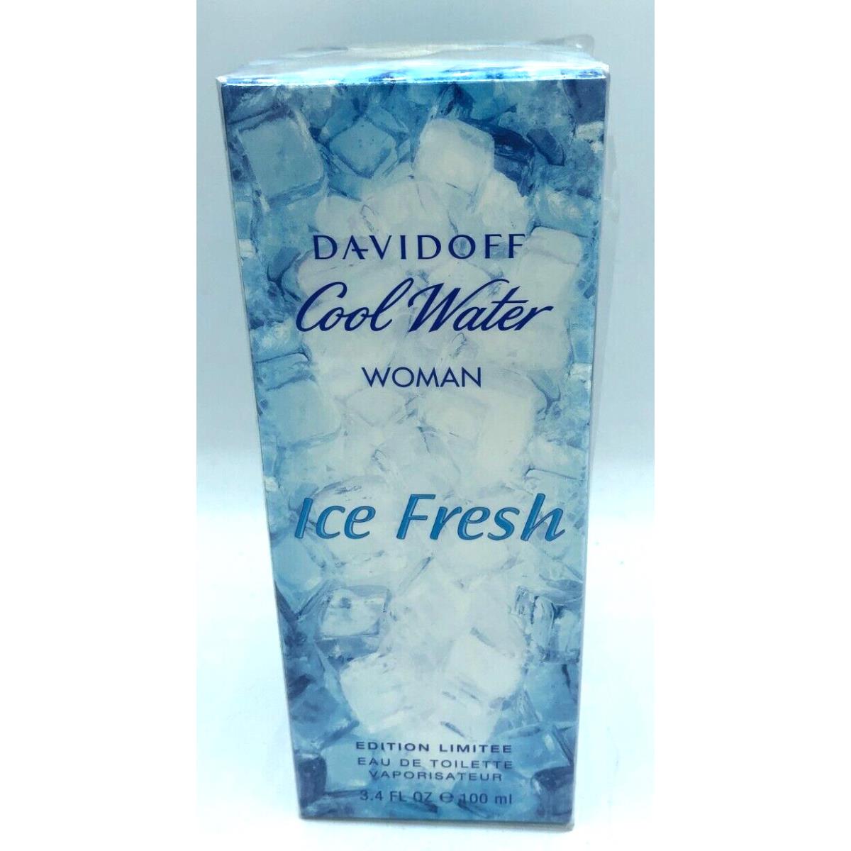 Davidoff Cool Water Ice Fresh Limited Edition For Woman Edt Spray 3.4oz