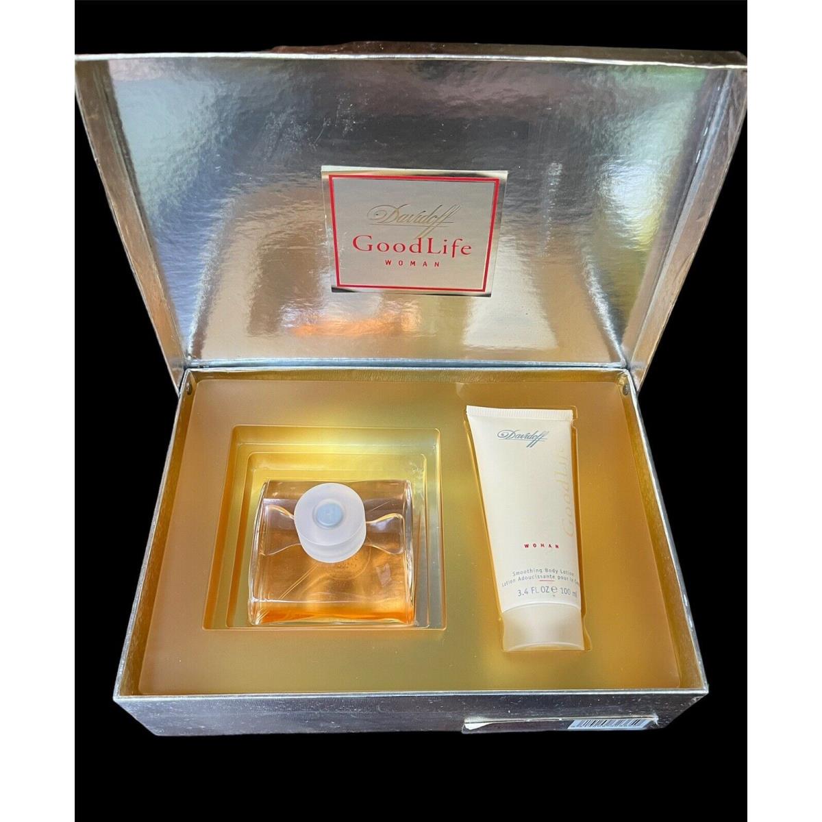 Vintage Davidoff Good Life Woman Gift Set Perfume Lotion