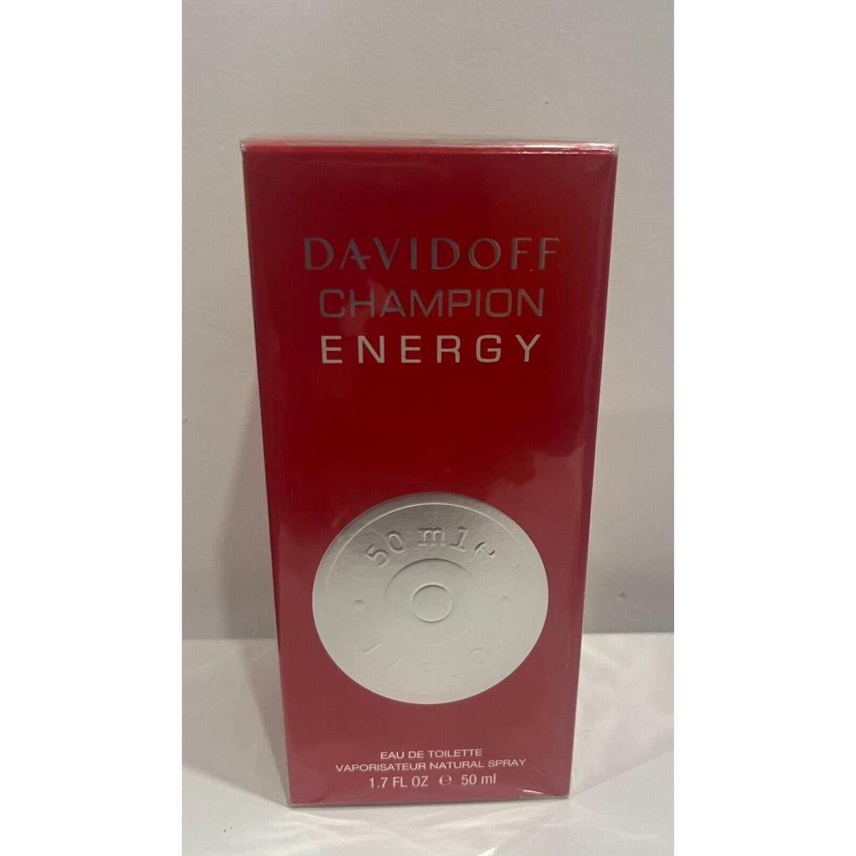 Champion Energy Davidoff 1.7 oz / 50 ml Eau de Toilette Men Cologne Spray New