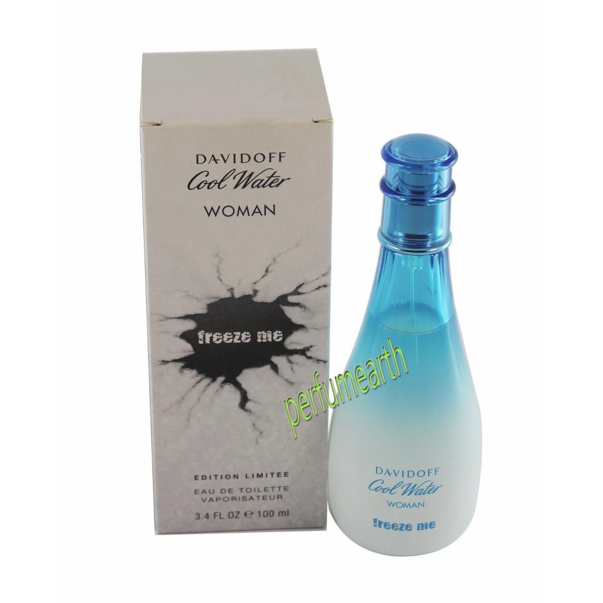 Davidoff Cool Water Freeze Me 3.4 oz Edt Spray For Women Same As Picture