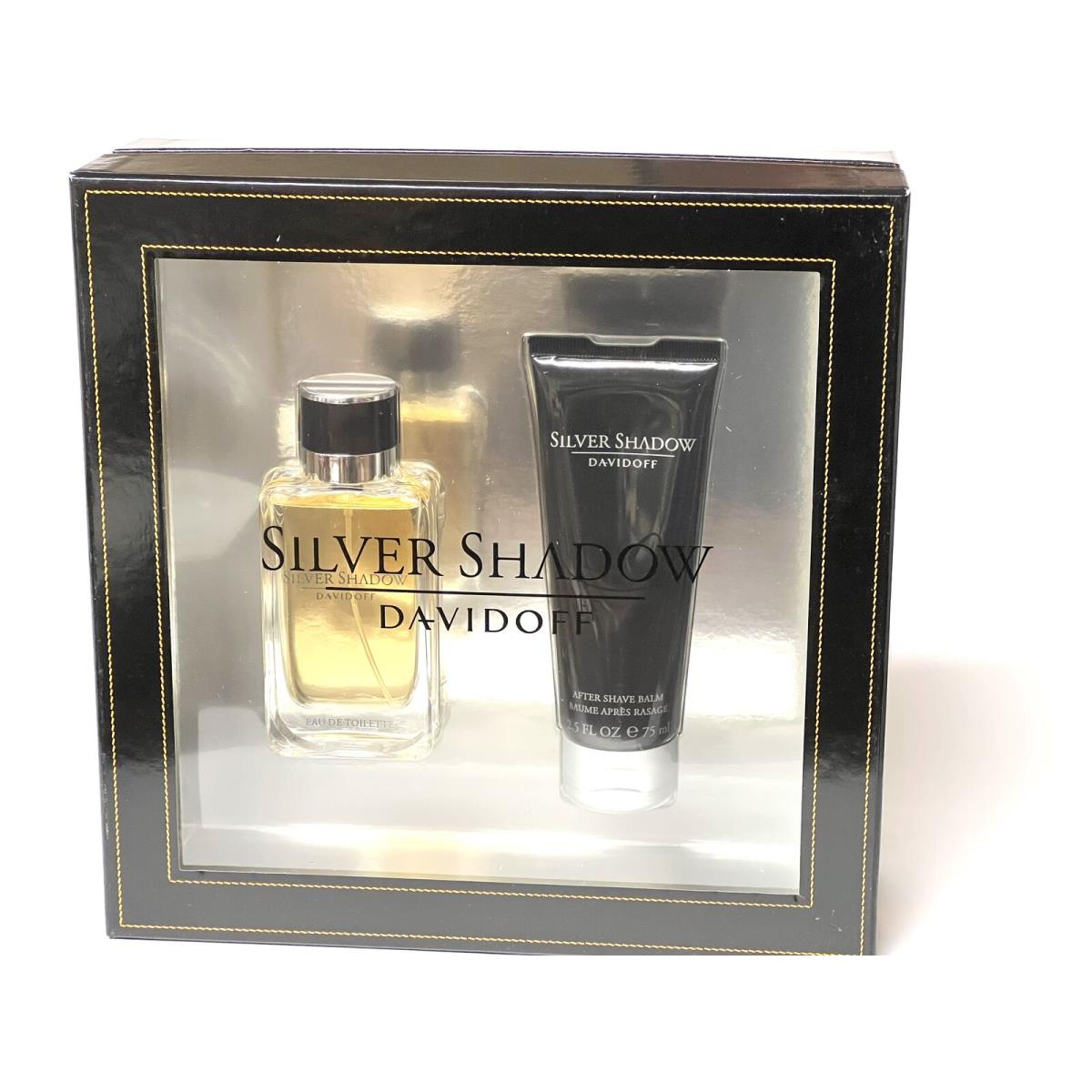 Silver Shadow For Men by Davidoff Edt Spray 1.7 oz + After Shave Balm - Gift Set