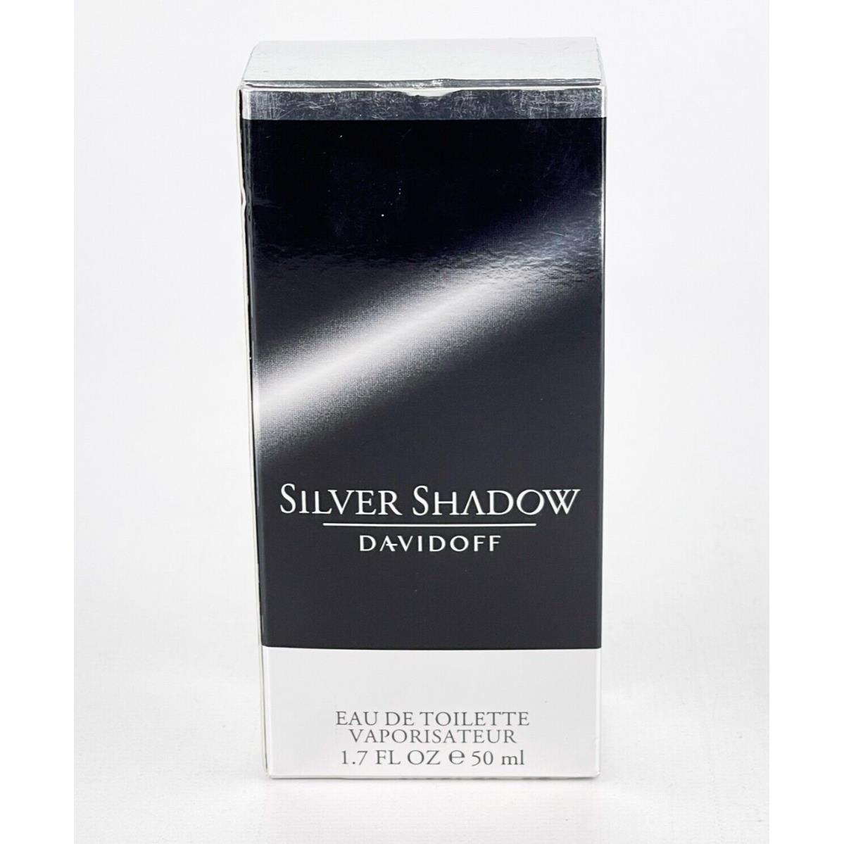 Silver Shadow by Davidoff Men Eau De Toilette Spray 1.7 oz 50 ml