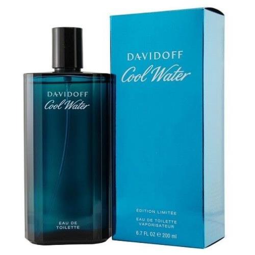 Cool Water Davidoff Men 6.7 6.8 oz 200 ml Eau De Toilette Spray