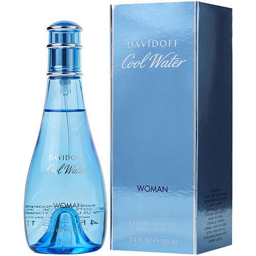 Cool Water by Davidoff For Women 3.4 oz Eau de Toilette Spray 118706