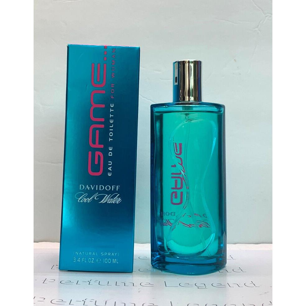 Cool Water Game BY Davidoff For Women 3.4 FL OZ Edt Spray SKU2276