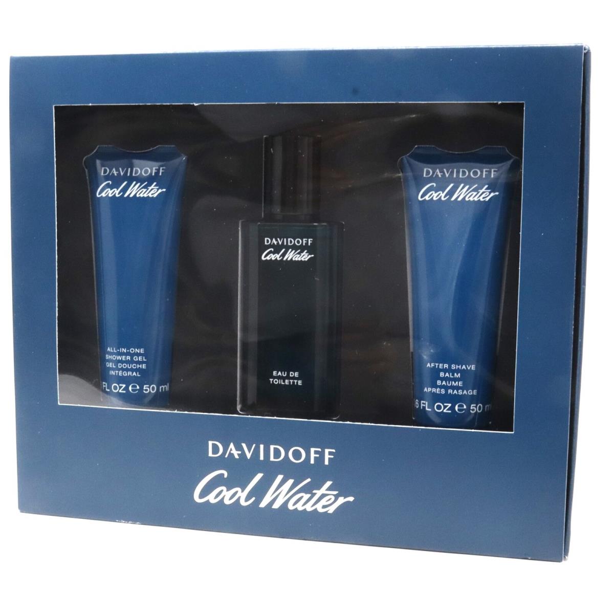 Davidoff Cool Water Eau De Toilette 3 Pcs Set /