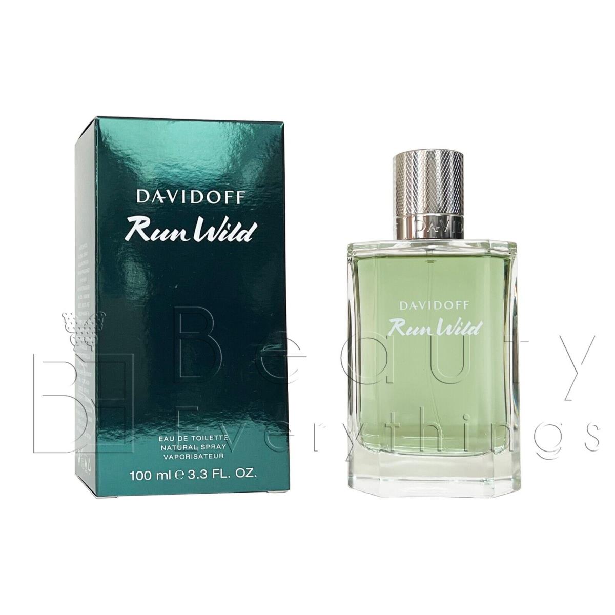 Run Wild by Davidoff 3.3oz / 100ml Eau De Toilette Spray For Men