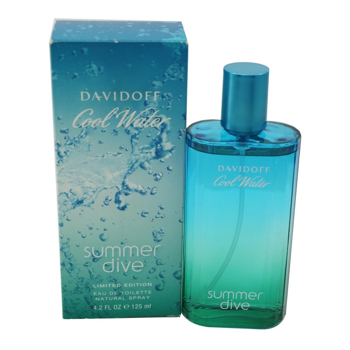 Davidoff Cool Water Summer Dive Edition Limitee 4.2 oz Edt Spray Men