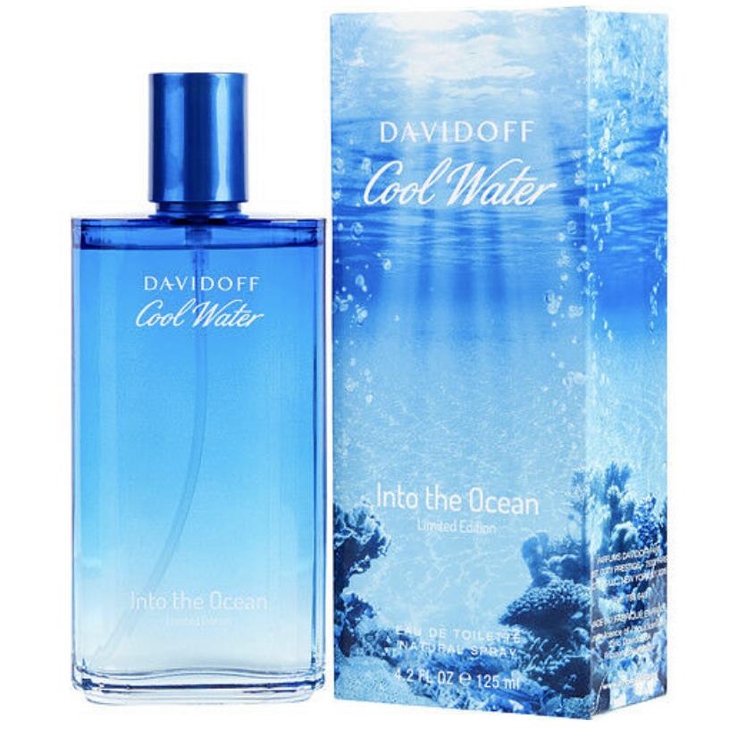 Cool Water Into The Ocean By Davidoff 4.2 Oz Eau De Toilette Spray For Men